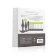 EasyToys Pleasure kit - változatos anál plug szett (fekete)