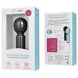 EasyToys Wonder Wand - akkus, mini masszírozó vibrátor (fekete)