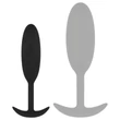 EasyToys Heavy Fulfiller - 54 g-os anál plug - kicsi (fekete)