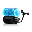 BLOWCAST Wingman Pro - automatikus maszturbátor (kék-fekete)