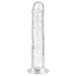 EasyToys - zselés dildó - 16cm (átlátszó)