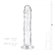 EasyToys - zselés dildó - 16 cm (átlátszó)