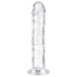 EasyToys - zselés dildó - 16 cm (átlátszó)