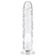 EasyToys - zselés dildó - 18 cm (átlátszó)