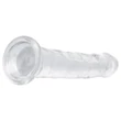 EasyToys - zselés dildó - 18 cm (átlátszó)