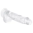 EasyToys - herés dildó - 13,5 cm (átlátszó)