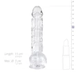 EasyToys - herés dildó - 13,5 cm (átlátszó)
