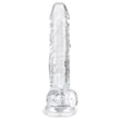 EasyToys - herés dildó - 17 cm (átlátszó)