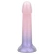 EasyToys Mermaid - csillámos dildó - 19 cm (pink)