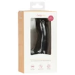 EasyToys - élethű herés dildó - 12 cm (fekete)