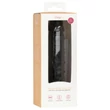 EasyToys - élethű dildó - 12 cm (fekete)