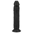 EasyToys - élethű dildó - 17,5 cm (fekete)