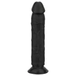 EasyToys - élethű dildó - 22,5 cm (fekete)
