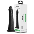 Kiiroo élethű vákuum dildó - 19 cm (fekete)