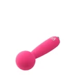 Flirts Travel Wand - akkus, mini masszírozó vibrátor (pink)