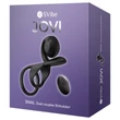 Snail Vibe Jovi - péniszgyűrű és párvibrátor (fekete)