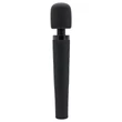 Pixey Deluxe Black Velvet - wand vibrátor L (fekete)