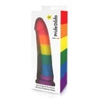 Pride - Szilikon dildó (szivárvány)