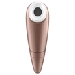Satisfyer 1 Number One - léghullámos csiklóizgató (barna)