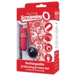 Screaming O Panty Set - vibrációs tanga (piros, S-L)