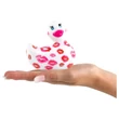 My Duckie Romance 2.0 - vízálló csikló vibrátor (fehér-pink)