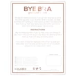 Bye Bra - vízálló mellemelő párna (átlátszó)
