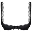 Obsessive Miamor - csipkés push-up melltartó (fekete)