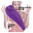 FEELZTOYS Femmegasm - akkus 2in1 csikló vibrátor (lila)