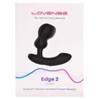 Lovense Edge 2 - App-vezérelt prosztata vibrátor, férfiaknak (fekete)