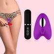 Aixiasia Ebby Panty - akkus, rádiós csiklóvibrátor szett (lila)