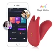 Magic Motion Umi - App-vezérelt felhelyezhető vibrátor (piros)