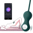 Magic Motion Crystal Duo - App-vezérelt vibrációs gésagolyó (zöld)