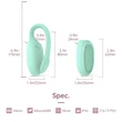 Magic Motion FitCute - App-vezérelt vibrációs gésagolyó (menta)