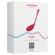 Lovense Vulse - hordható App-vezérelt lökő vibrációs tojás (piros)
