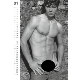 Akt férfi naptár - 2026