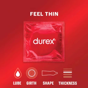 Durex Feel Thin - élethű érzés óvszer (3 db)
