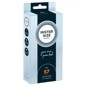 Mister Size vékony óvszer - 57 mm (10 db)