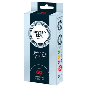 Mister Size vékony óvszer - 60 mm (10 db)