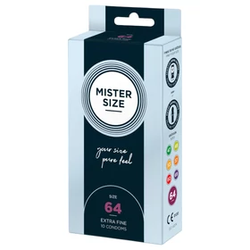 Mister Size vékony óvszer - 64 mm (10 db)
