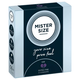 Mister Size vékony óvszer - 69 mm (3 db)