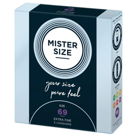 Mister Size vékony óvszer - 69 mm (3 db)