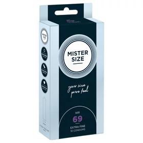 Mister Size vékony óvszer - 69 mm (10 db)