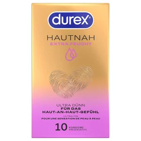 Durex Hautnah - extra síkosított óvszer (10 db)