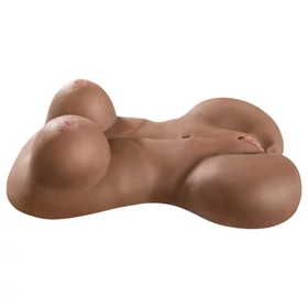 Pipedream Fuck Me Silly Sista - barna női torzó maszturbátor (5,7 kg)