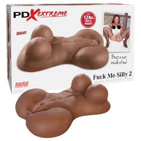 Pipedream Fuck Me Silly Sista - barna női torzó maszturbátor (5,7 kg)
