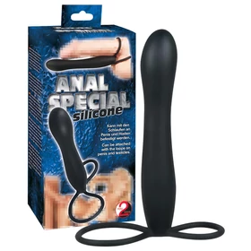 You2Toys - Special anál dildó és péniszgyűrű (fekete)