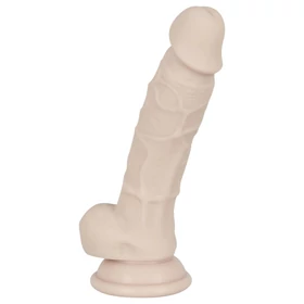 You2Toys - szilikon tapadókorongos dildó - közepes (natúr)