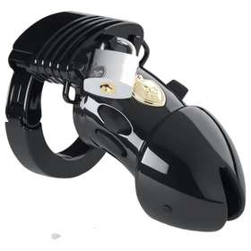 mystim Black Edition PUBIC ENEMY No 1 - elektro pénisz ketrec