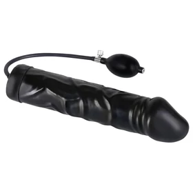 You2Toys - latex, pumpálható análtágító - nagy (fekete)