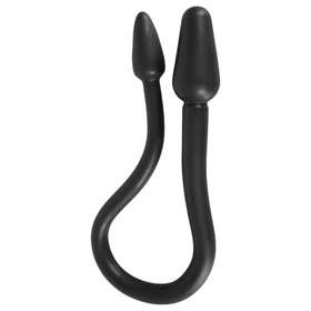 Rebel Double Plug - dupla kúp anál plug (fekete)
